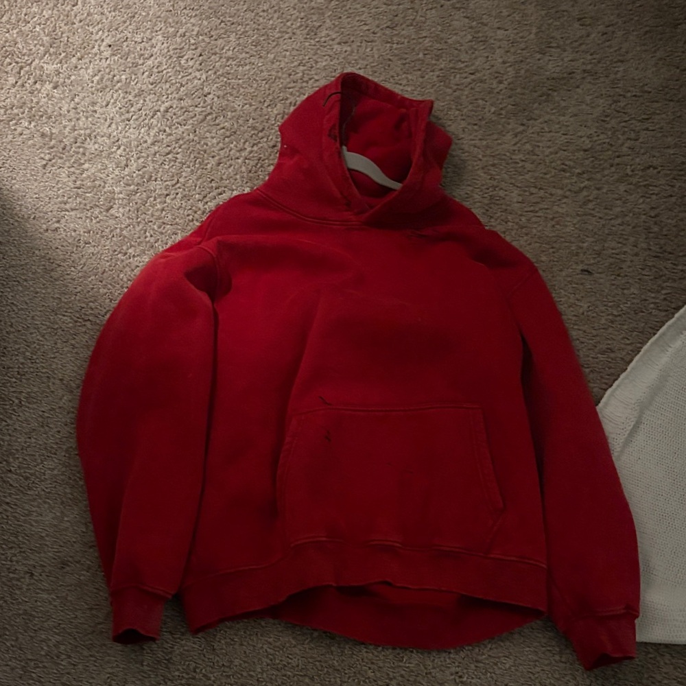 Women's Red Hoodie Sweater